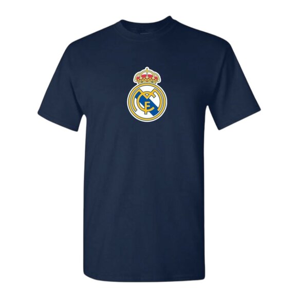Other - Men’s Real Madrid Soccer Logo Cotton T-Shirt - Navy Blue